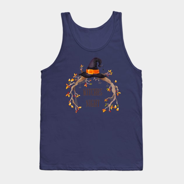 Witches Night Design Tank Top by Mako Design 